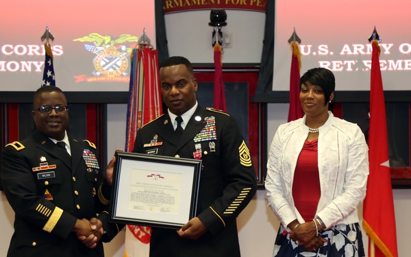 12th Ordnance Regimental Command Sergeant Major Retirement Ceremony