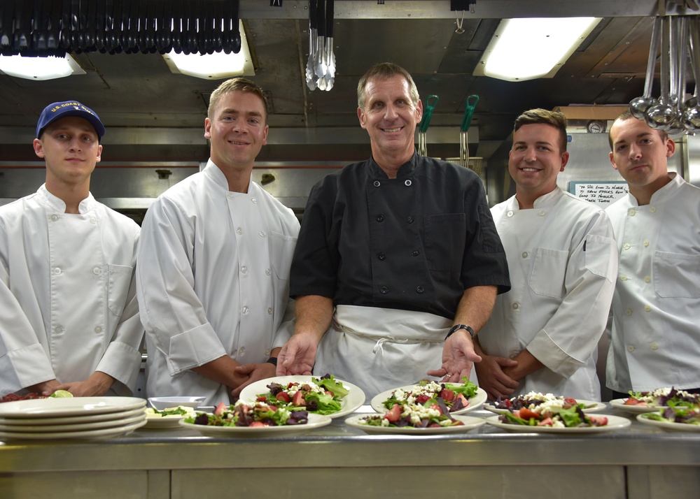 Coast Guard crews experience local chef's food for 2018 Fleet Week