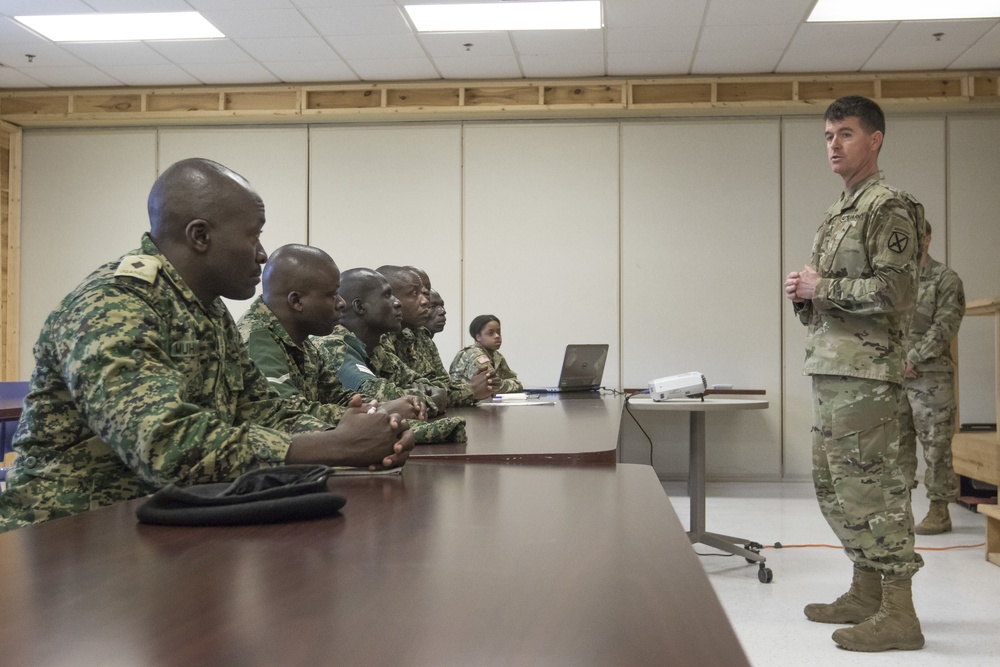 10th Mountain Division Hosts Uganda People’s Defence Force for Home Station Training