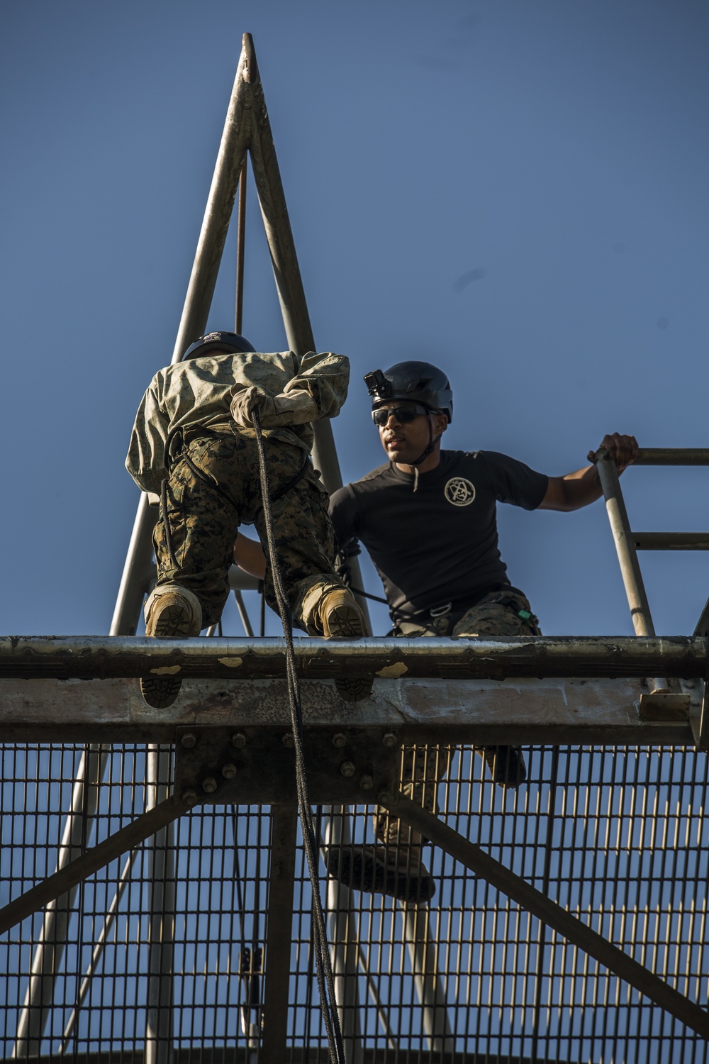 Mike Company – Rappel Training – May 1, 2018