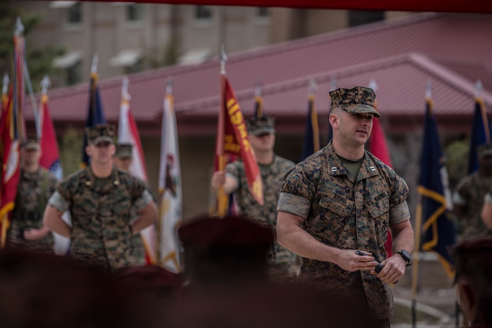 1st Marine Logistics Group -  Change of Command ceremony