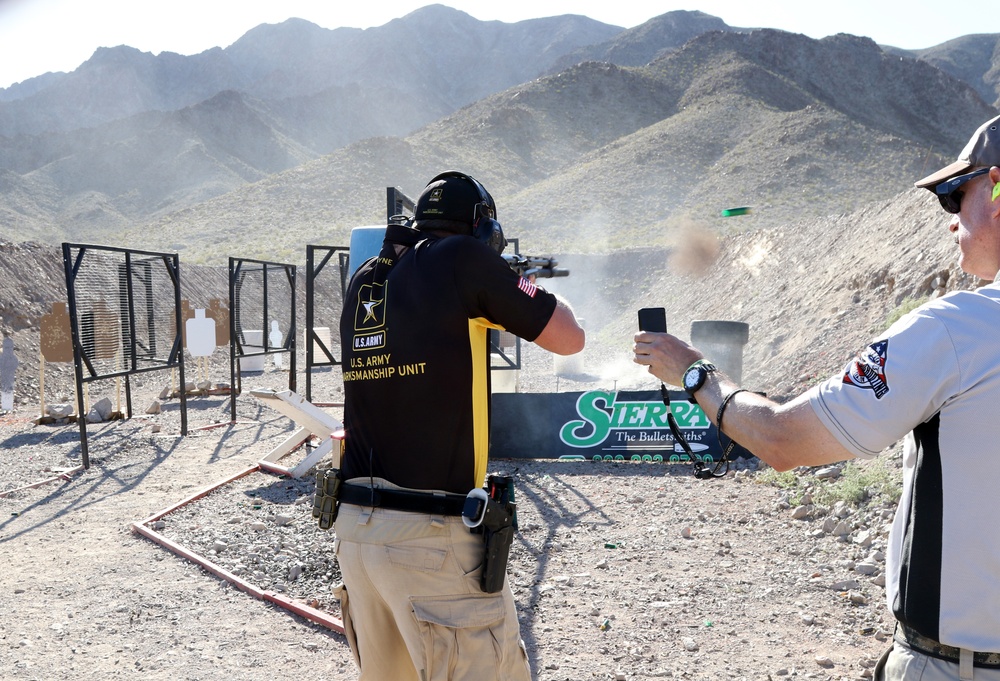 USAMU Soldier claims third consecutive marksmanship title in Las Vegas
