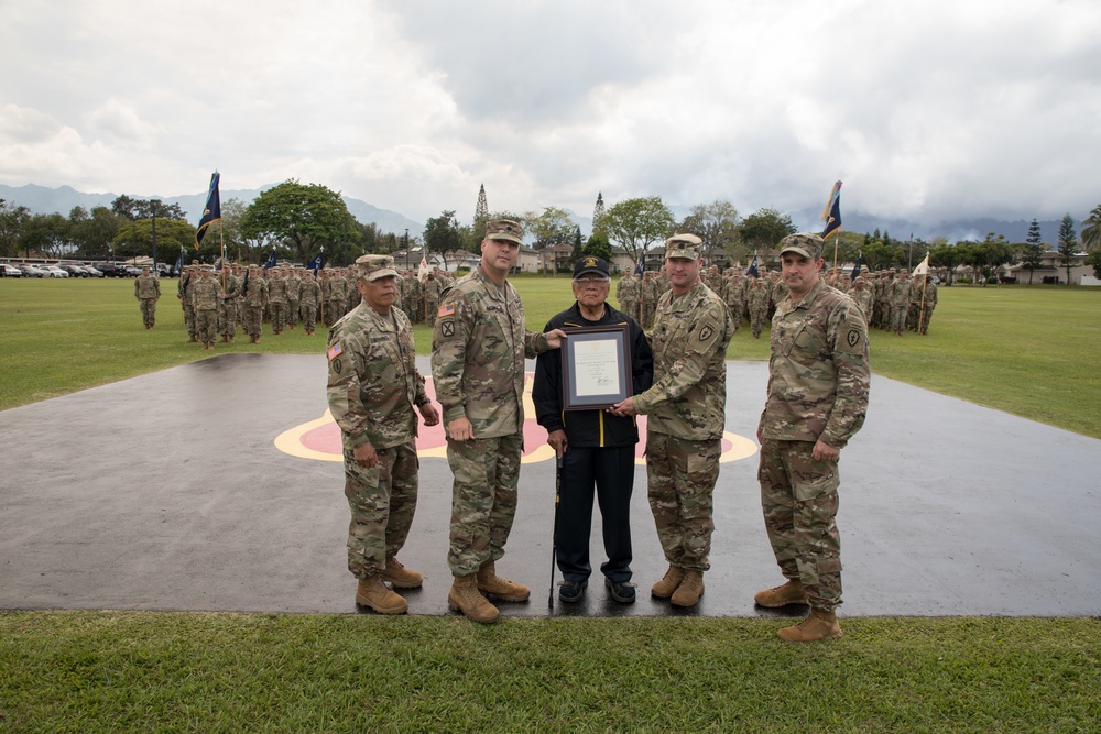 27th Infantry Regiment Honorary CSM Induction