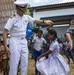 Service members participate in COMREL while in Sri Lanka