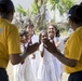 Service members participate in COMREL while in Sri Lanka
