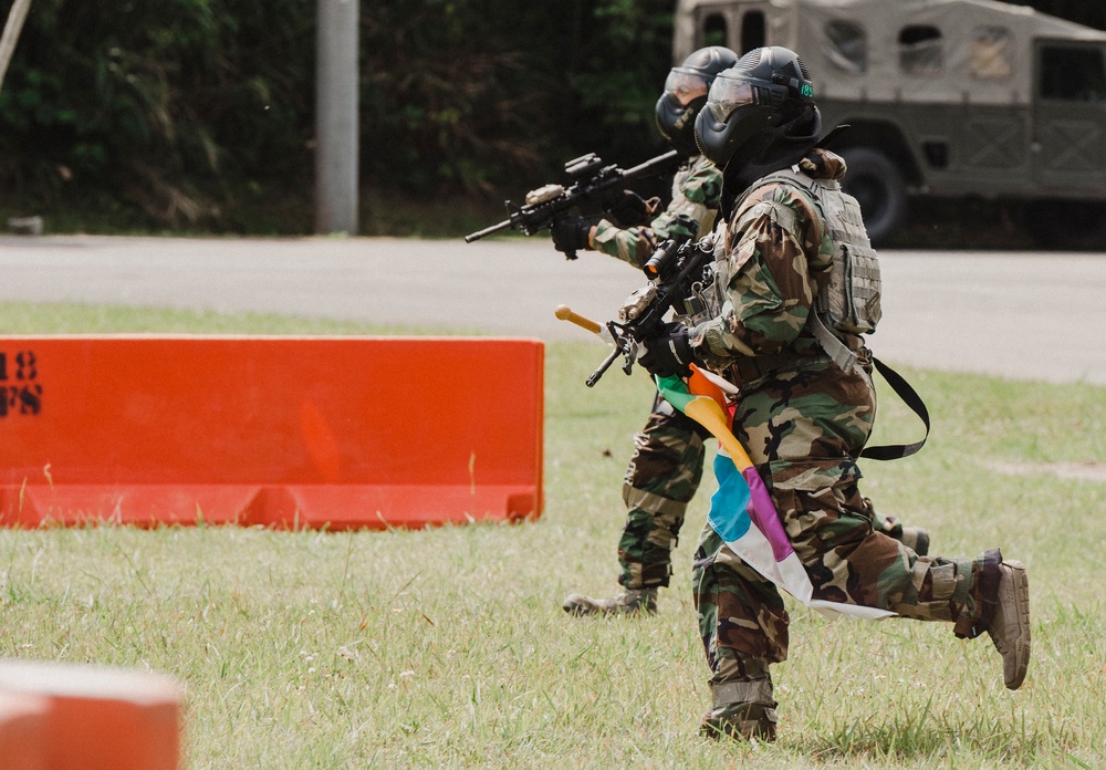 Force-on-Force: Japan Ground Self-Defense members train with 18th SFS Defenders