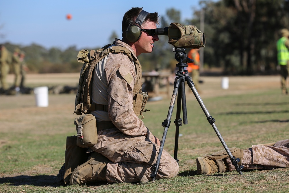 U.S. Marines compete in the AASAM 2018