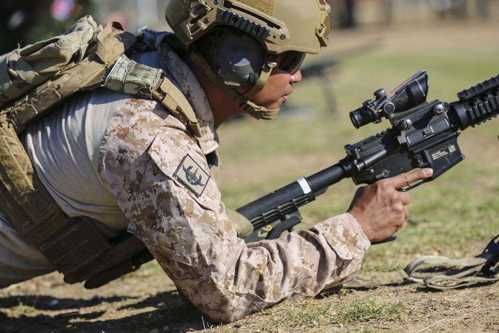 U.S. Marines compete in the AASAM 2018