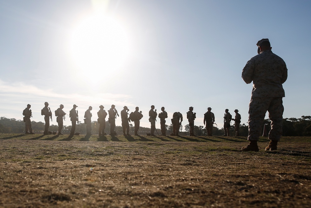 U.S. Marines compete in the AASAM 2018