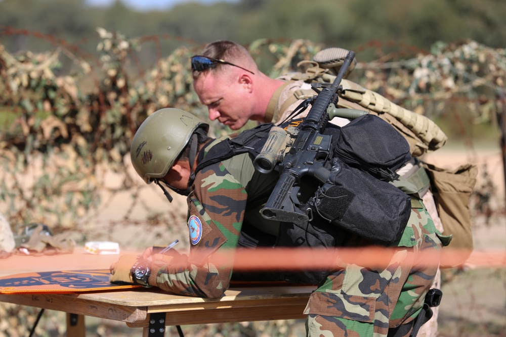 U.S. Marines compete in the AASAM 2018