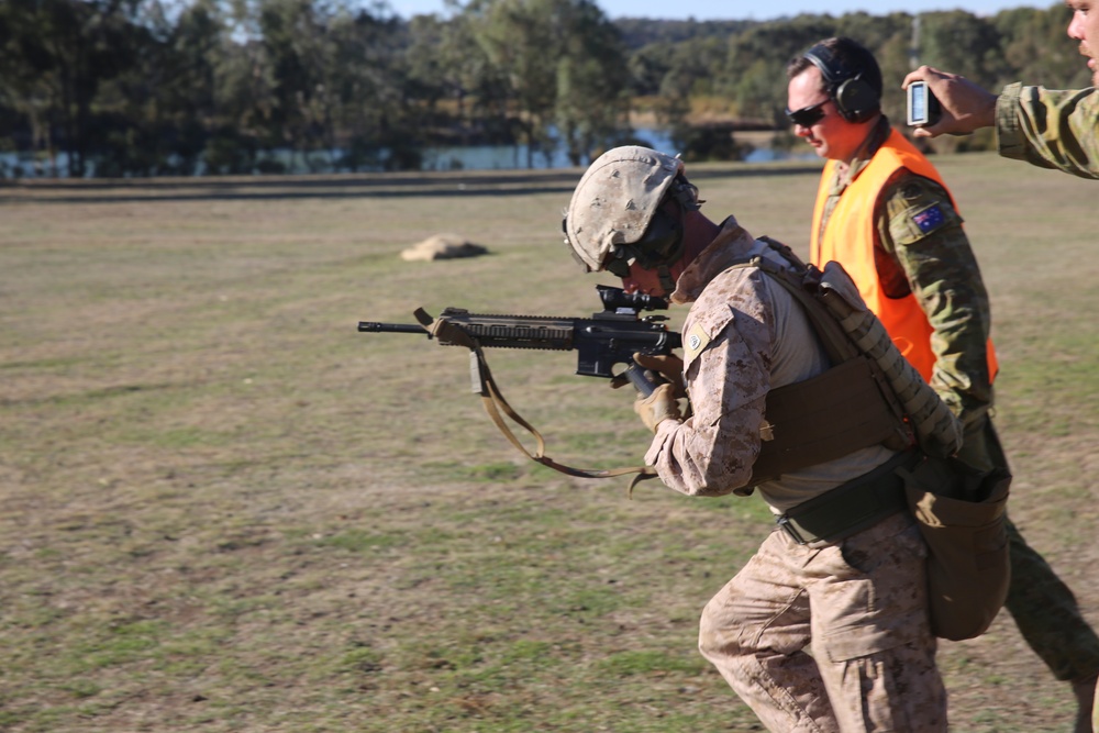 U.S. Marines compete in the AASAM 2018