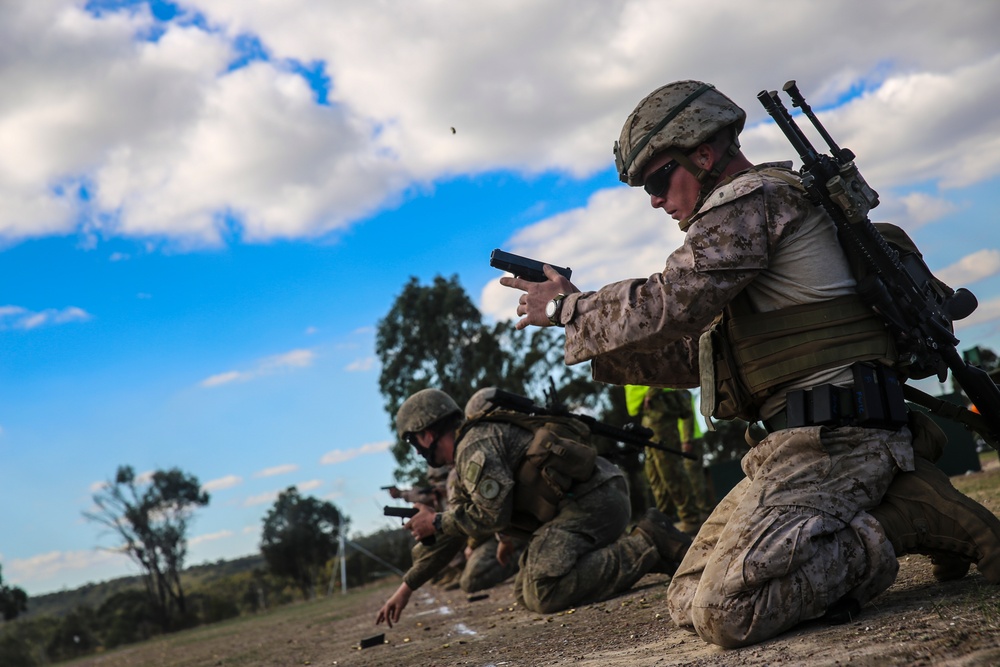 U.S. Marines compete in the AASAM 2018