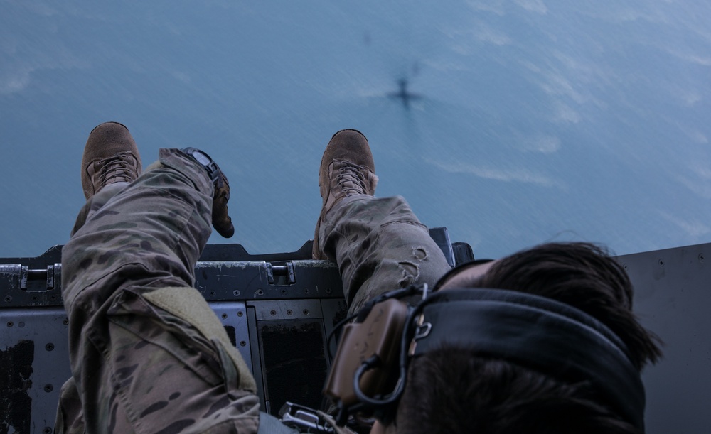 Dark Dune 18 Helicopter Air-to-Air Refueling