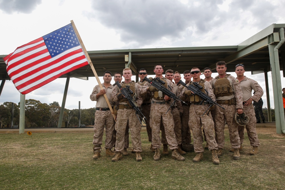 U.S. Marines compete in the AASAM 2018