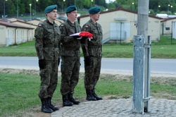 Soldiers celebrate Polish Flag Day during Combined Resolve