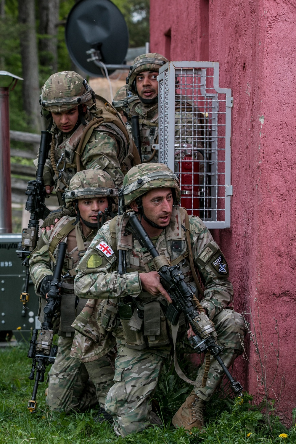 Georgian, 2nd ABCT Soldiers Work Side-By-Side at Hohenfels Training Area