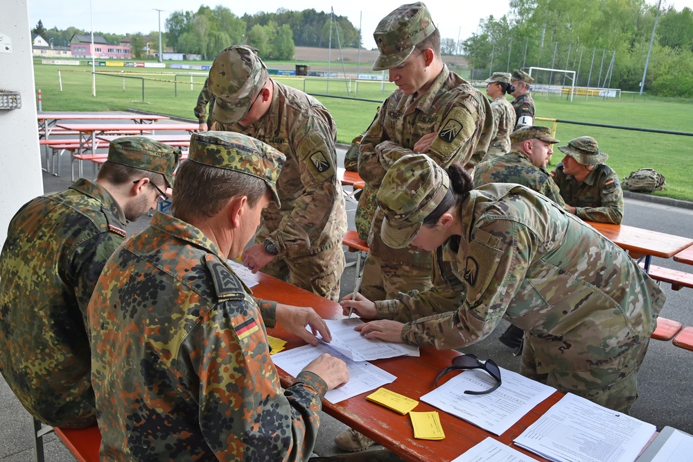 German army reserve ruck march with 18th CSSB