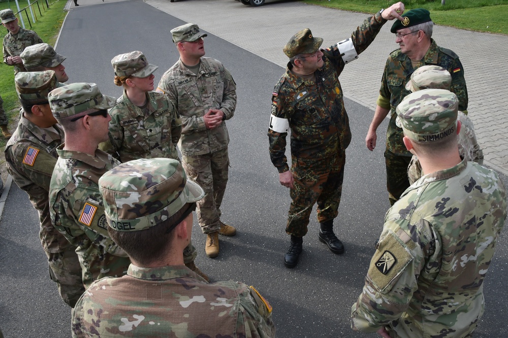 German army reserve ruck march with 18th CSSB