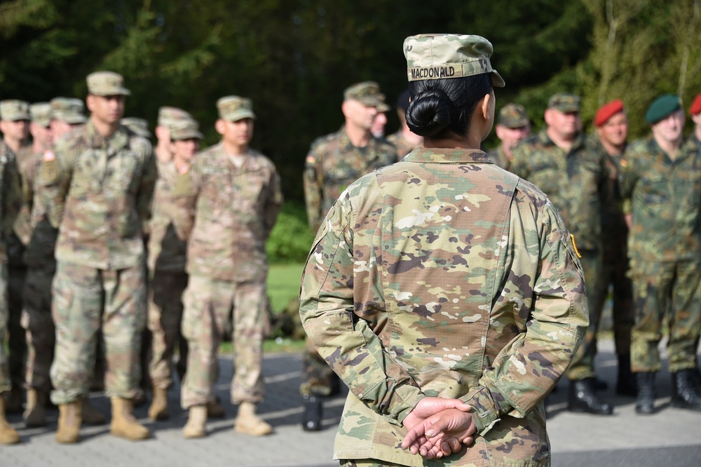 German army reserve ruck march with 18th CSSB