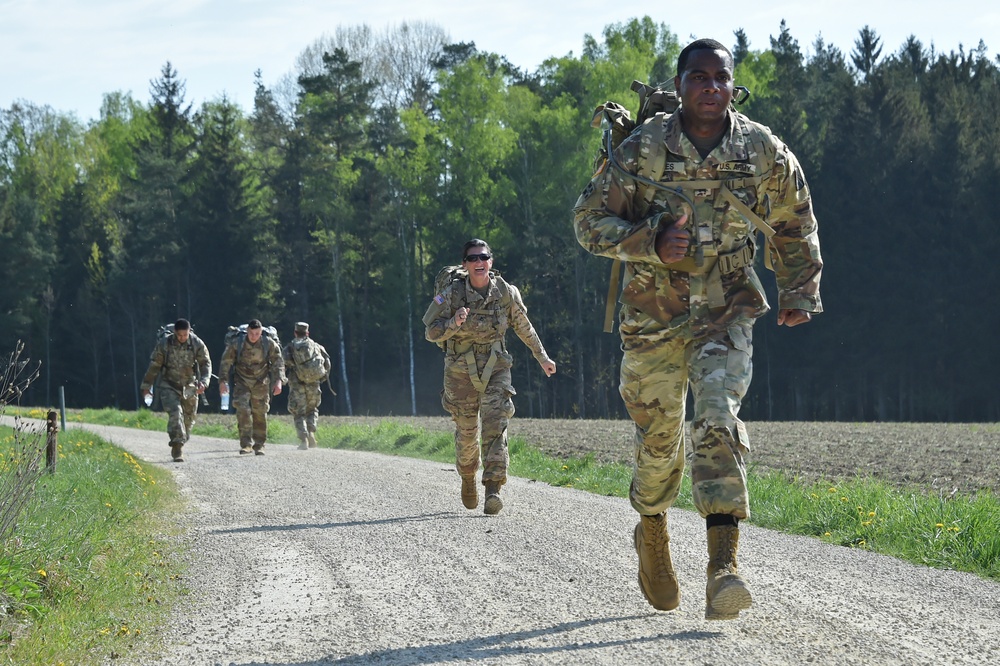 German army reserve ruck march with 18th CSSB