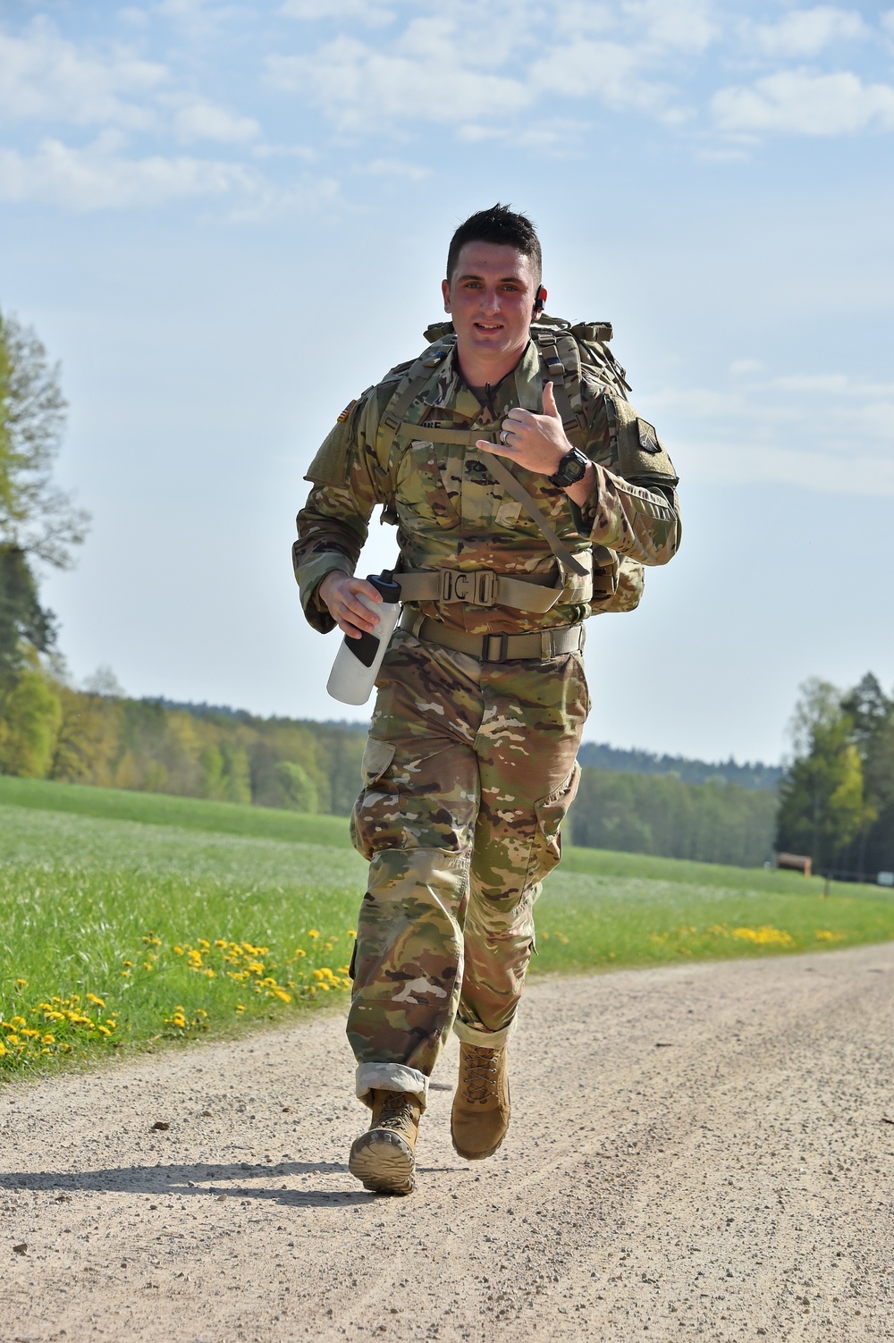 German army reserve ruck march with 18th CSSB