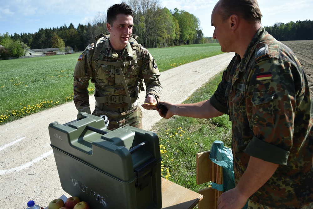 German army reserve ruck march with 18th CSSB