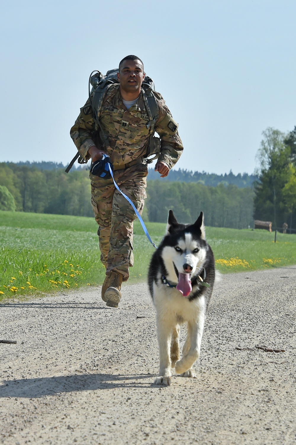 German army reserve ruck march with 18th CSSB