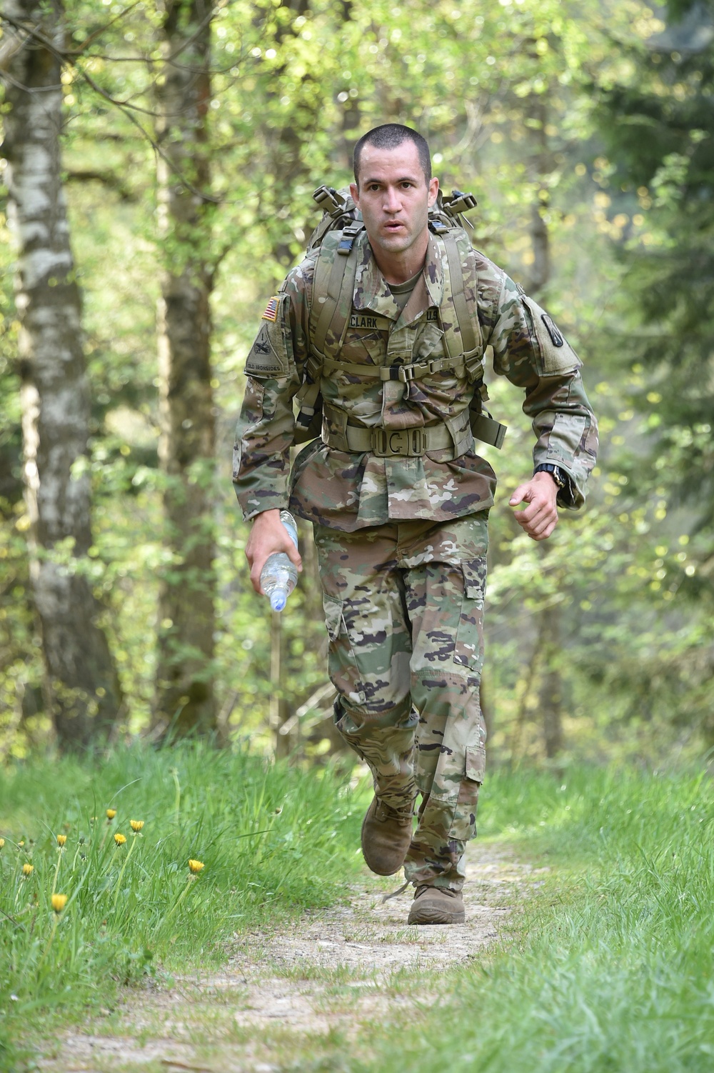 German army reserve ruck march with 18th CSSB