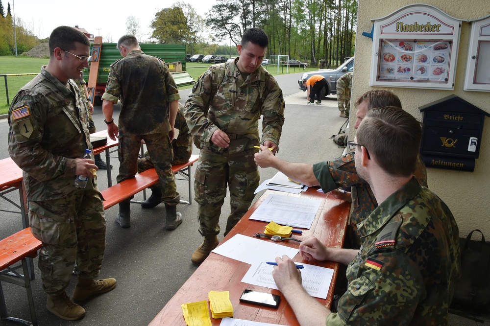 German army reserve ruck march with 18th CSSB