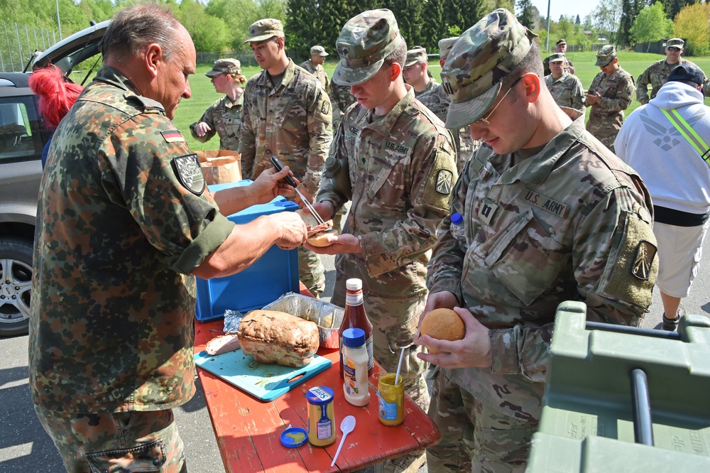 German army reserve ruck march with 18th CSSB