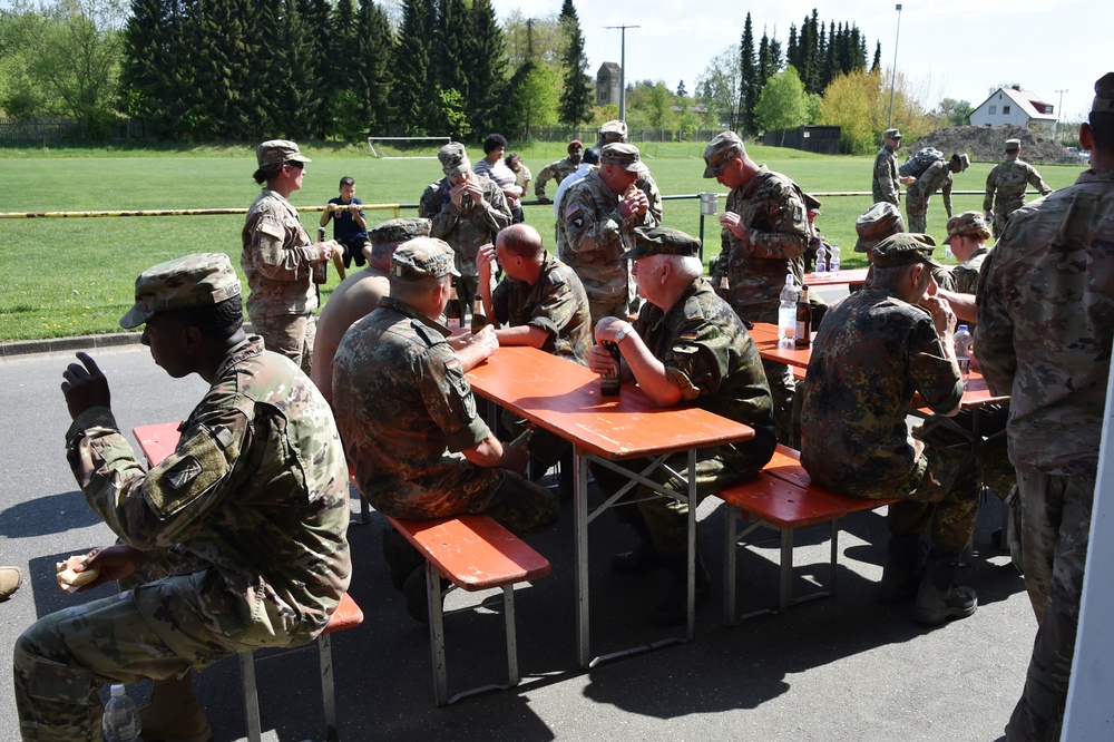 German army reserve ruck march with 18th CSSB