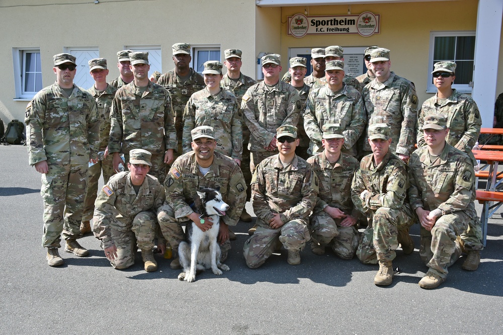 German army reserve ruck march with 18th CSSB