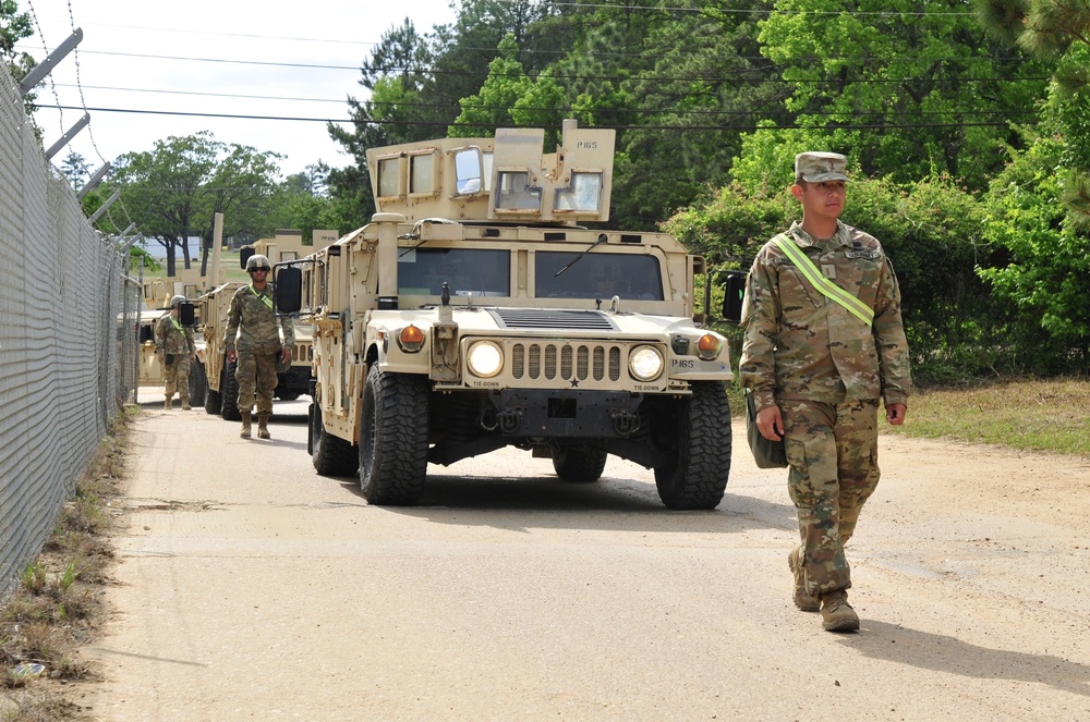 Leading the convoy