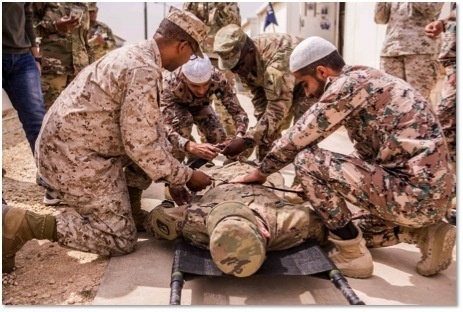 Jordan Armed Forces Imams and U.S. military chaplains exercise their faith during Eager Lion 2018