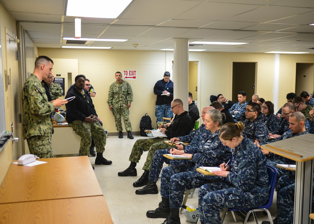 Sailors Attend Safety Training