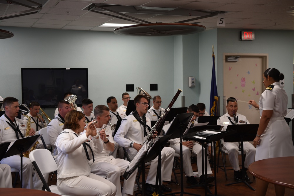 Navy Band Southeast performs for Miami VA Healthcare System