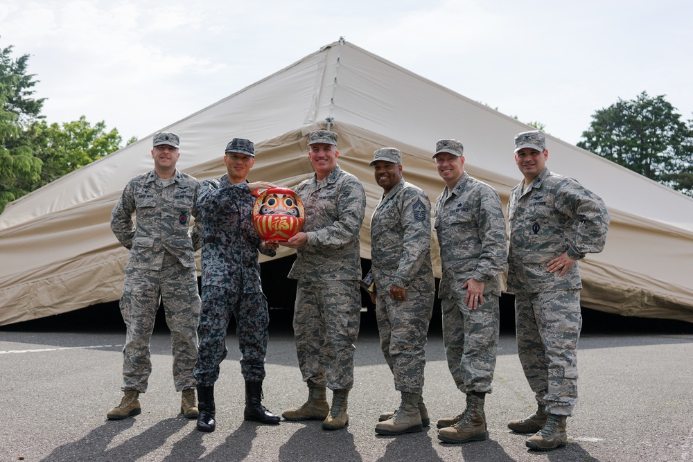 Yokota completes 4k dome shelters