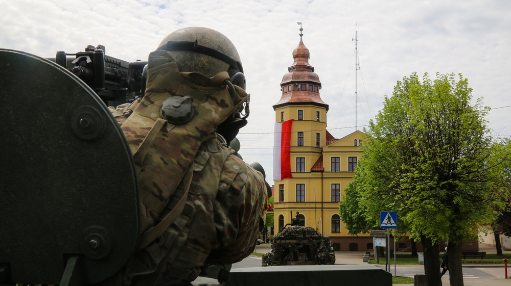 NATO Soldiers Help Celebrate Polish Flag Day