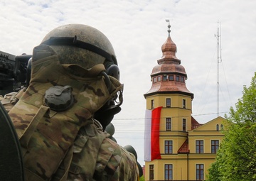 NATO Soldiers Help Celebrate Polish Flag Day