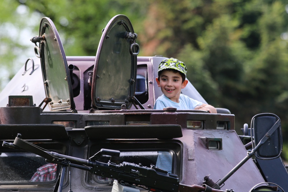 NATO Soldiers Help Celebrate Polish Flag Day