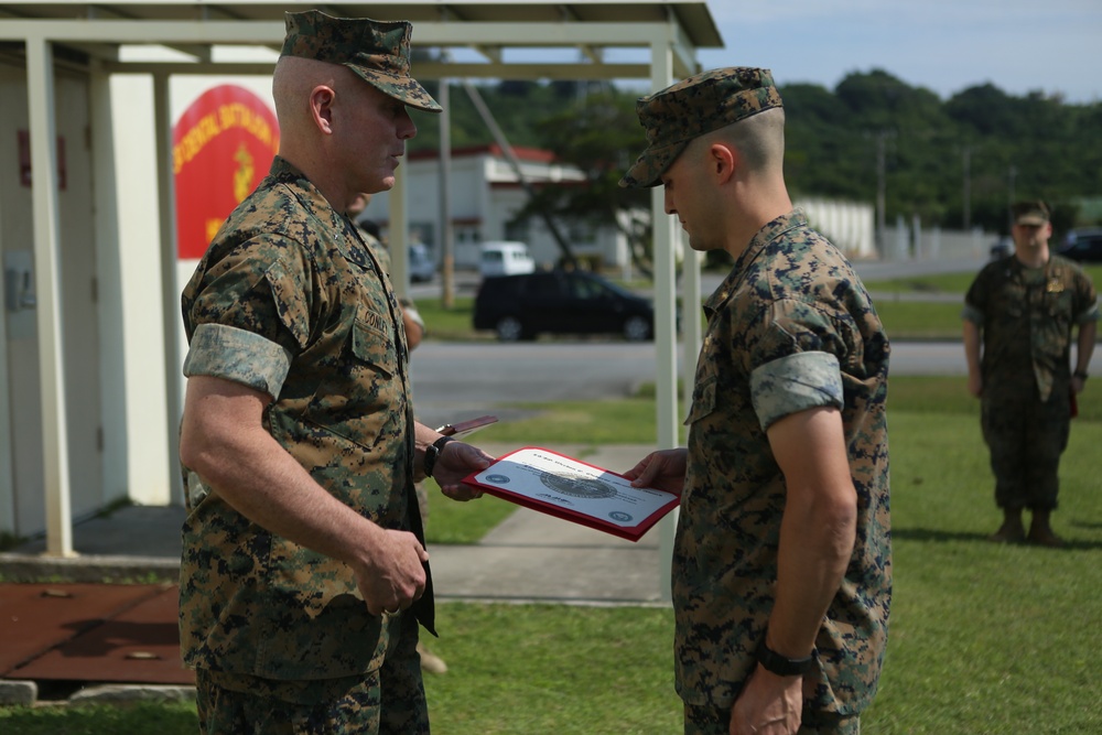 CLB-31 dental officer recognized for exceptional performance, service