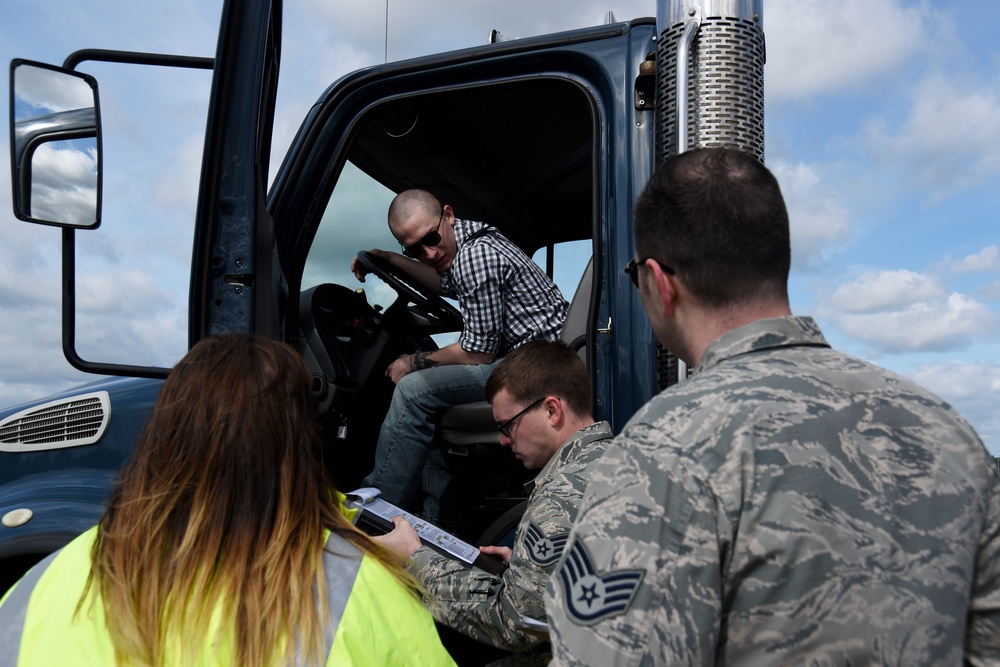 100th, 48th LRS pass AAMVA inspection, will host CDL program