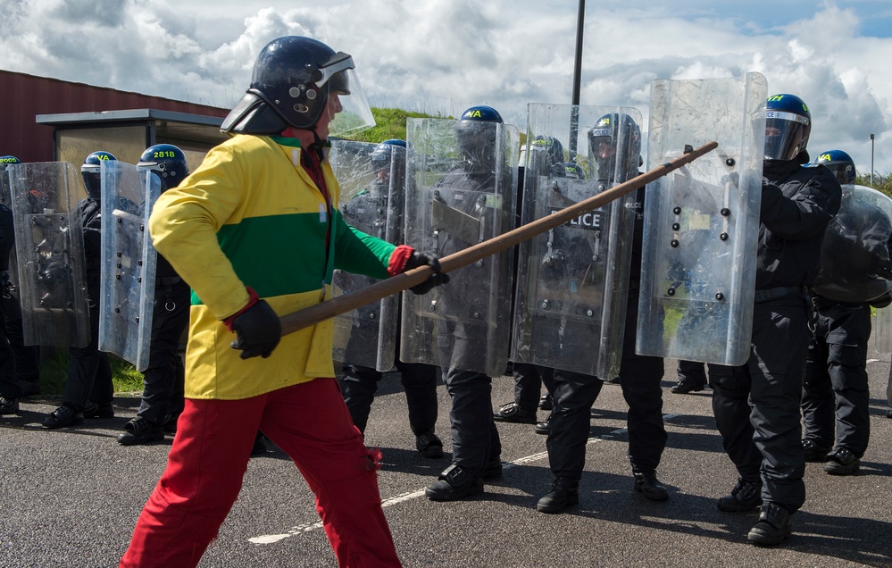 423SFS Train With Police Support Units
