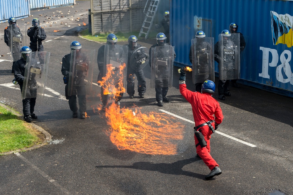 423SFS Train With Police Support Units