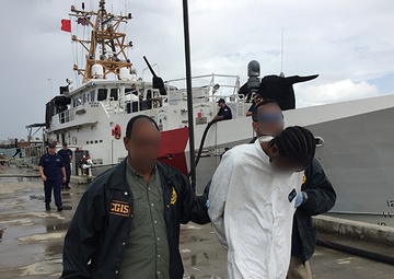 Coast Guard transfers a Puerto Rico Top Most Wanted criminal to partner agencies