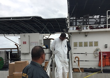 Coast Guard transfers a Puerto Rico Top Most Wanted criminal to partner agencies