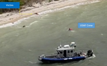 MacDill Airmen help rescue 5 in Tampa Bay