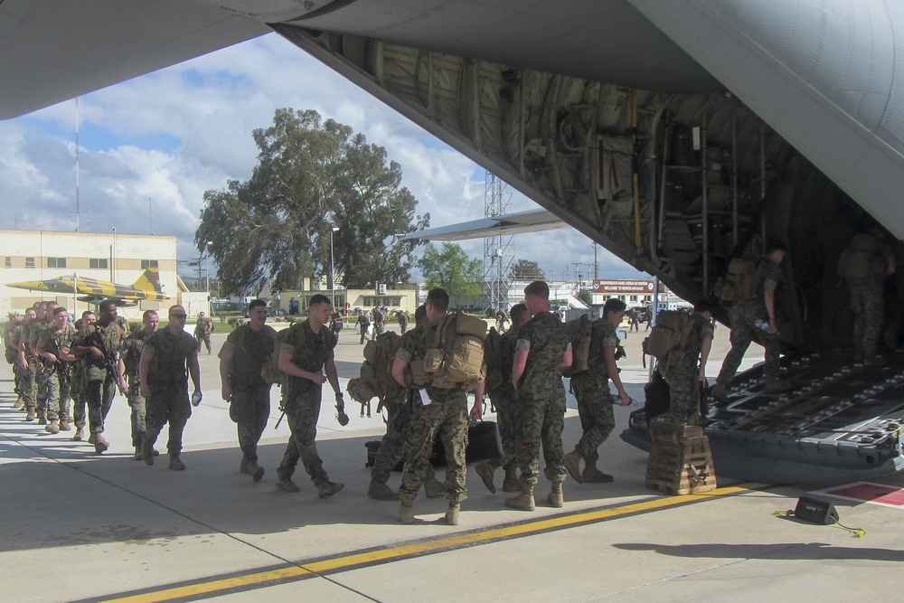 SPMAGTF-CR-AF in Naval Air Station Sigonella