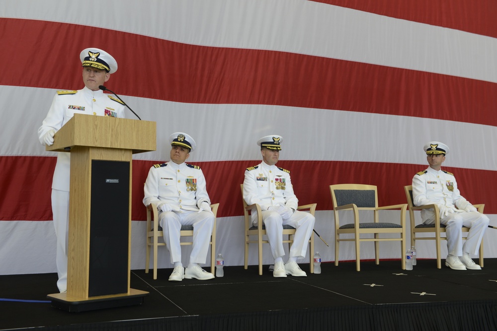 Coast Guard holds change of command ceremony for Sector/Air Station Corpus Christi