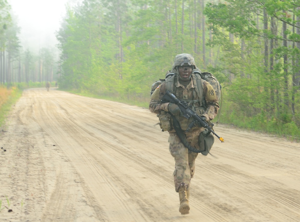 3rd ID Best Warrior competition ruck march